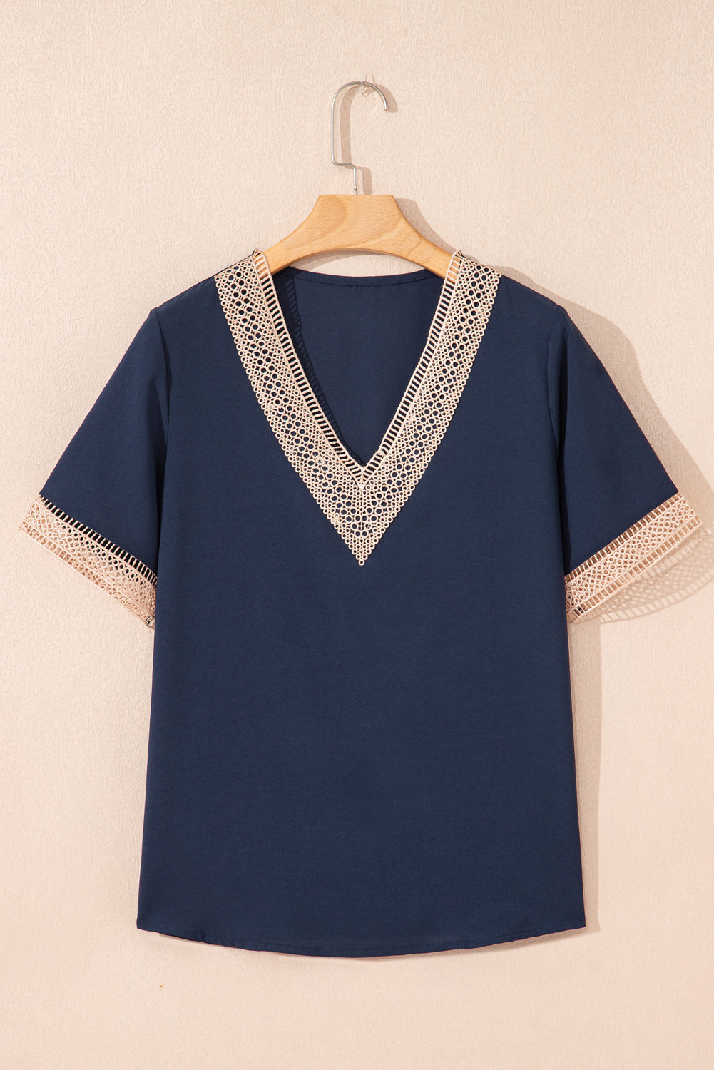Lace Trim Blouse