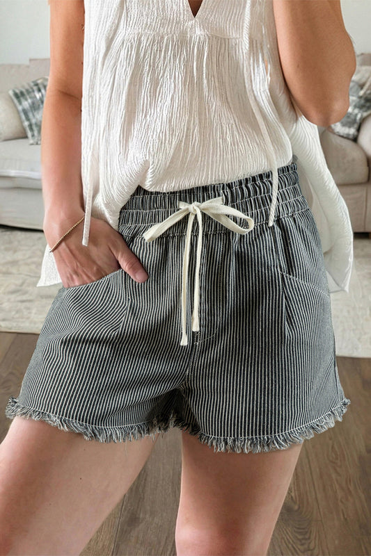 Campbell Elastic Waist Shorts