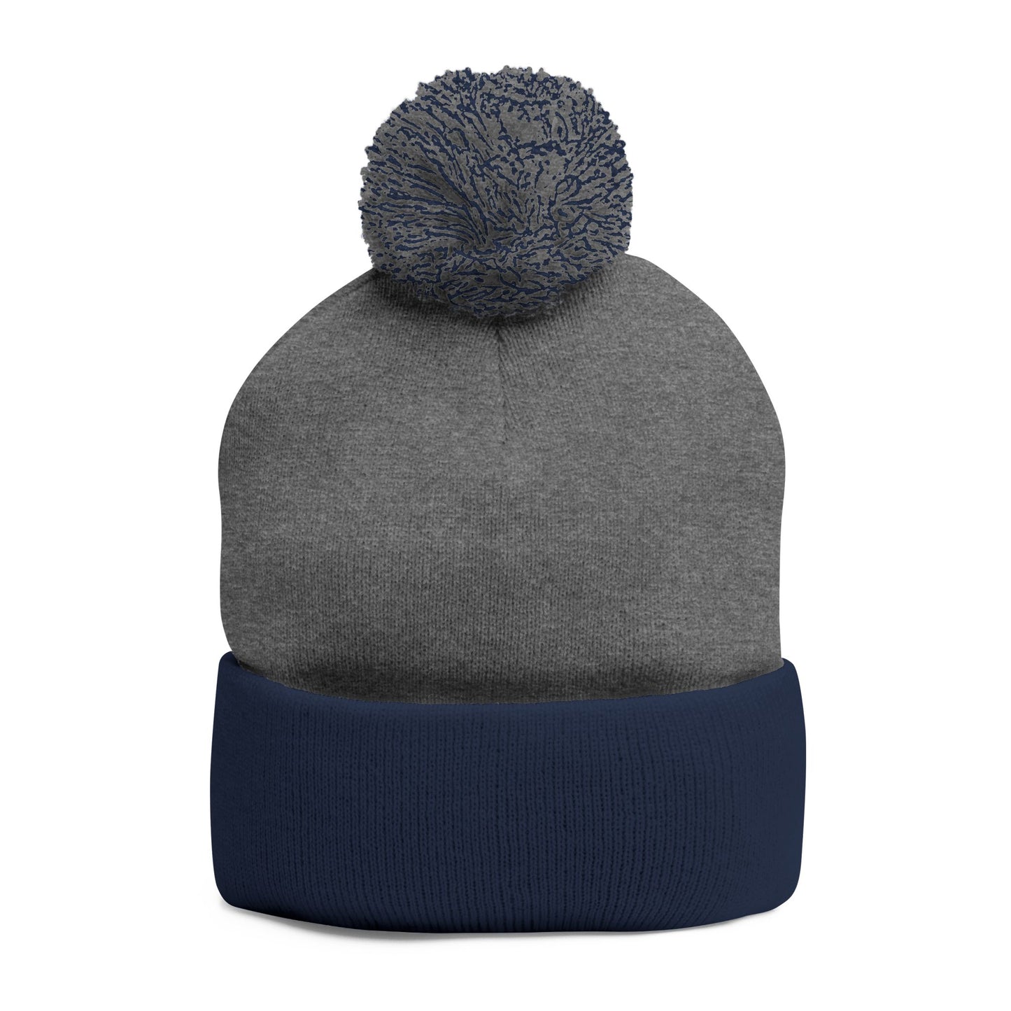 WTF Pom-Pom Knit Cap (Embroidery) - white font in multiple colors