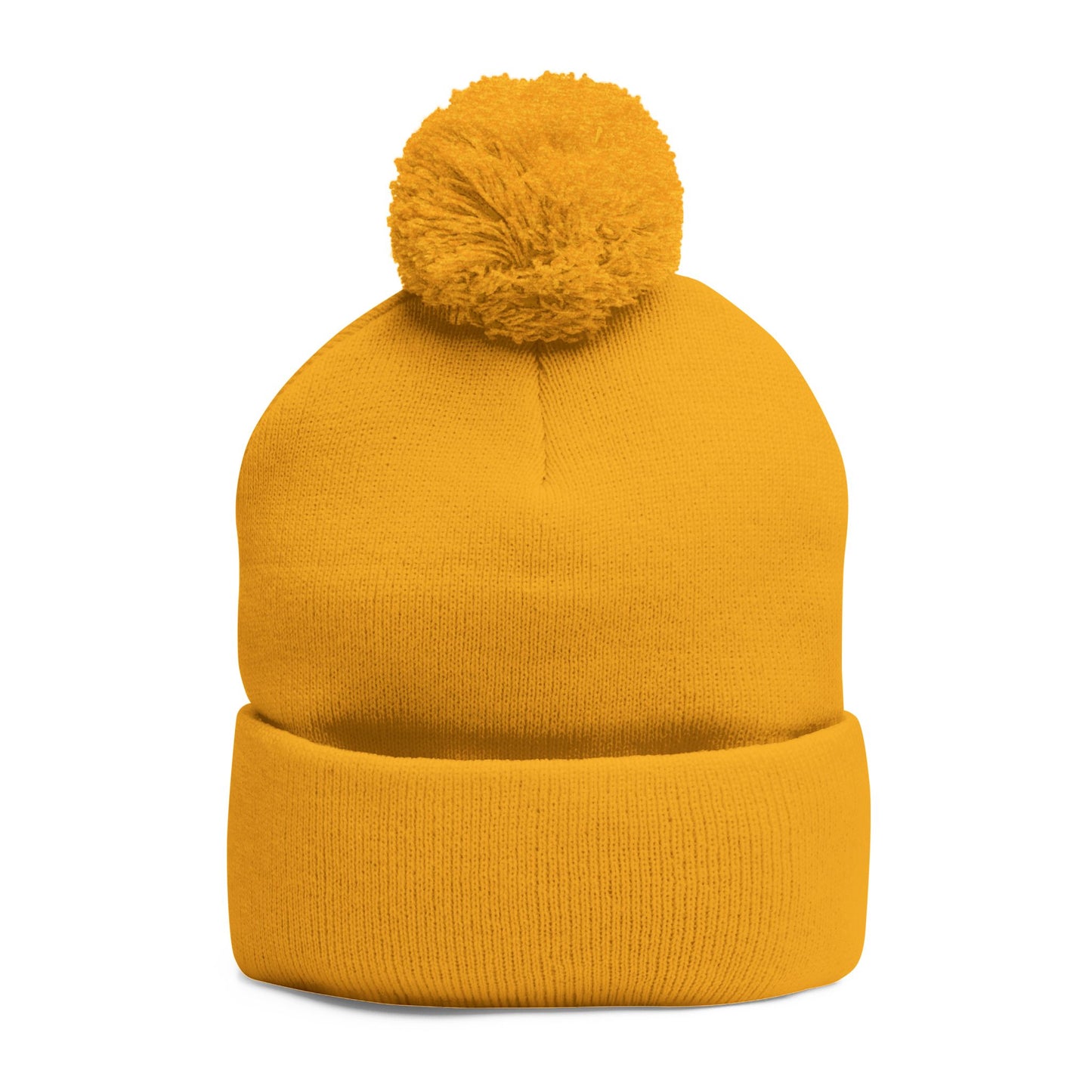 WTF Pom-Pom Knit Cap (Embroidery) - black font in multiple colors