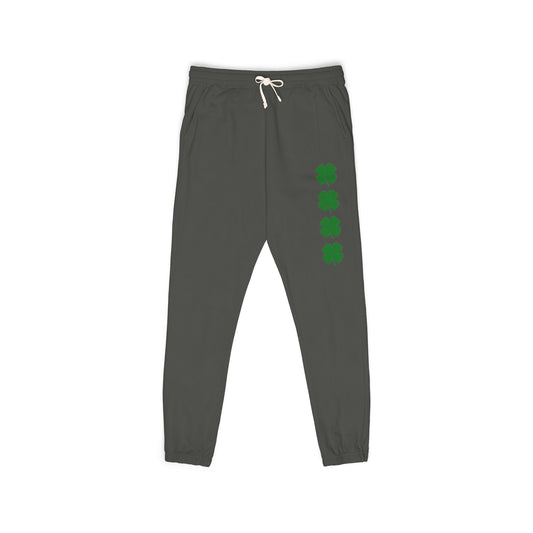 Shamrock Fleece CC Sweatpants — green font in multiple colors