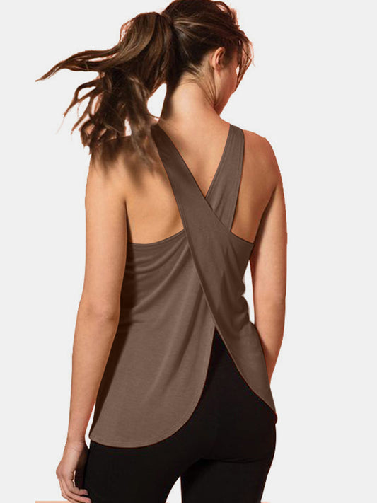 Crisscross Tank Top in multiple colors