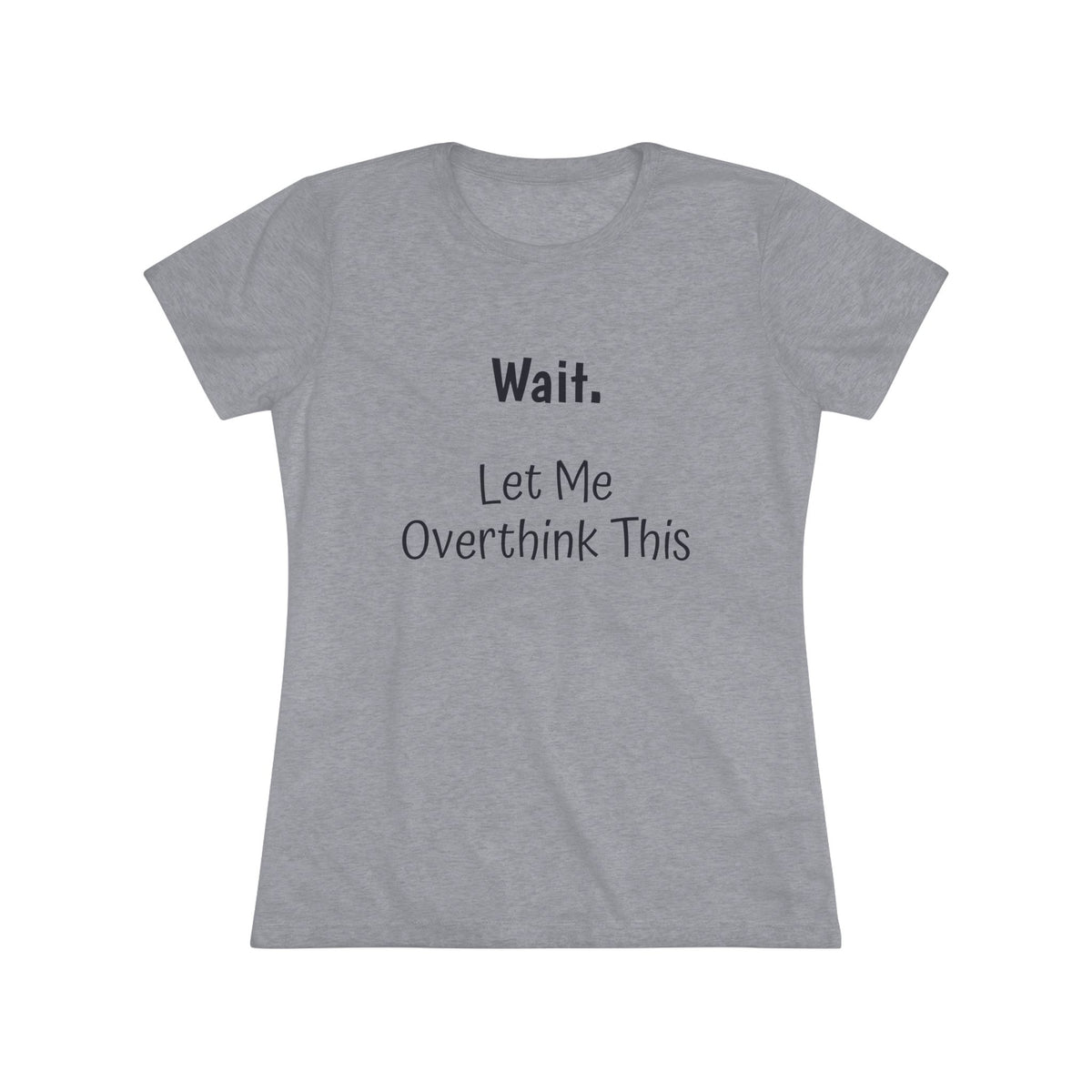 Overthinking NL Tee - black font in multiple colors