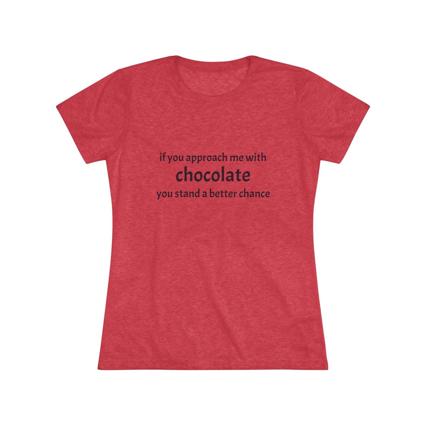 Approach with Chocolate NL Tee- black font in multiple colors