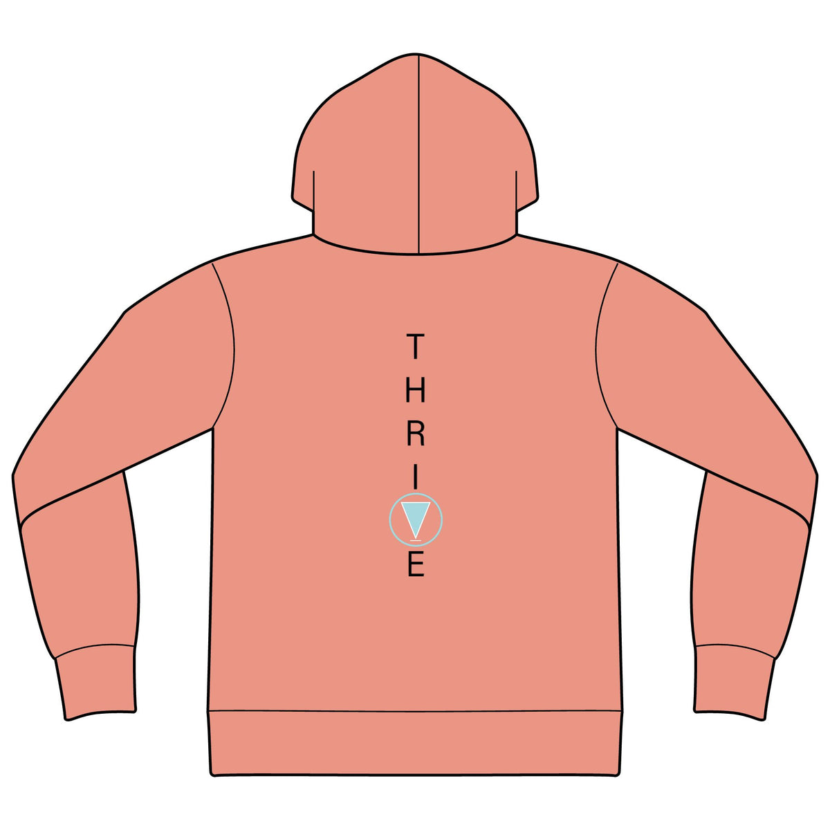 *Thrive Minimal Hoodie in multiple colors