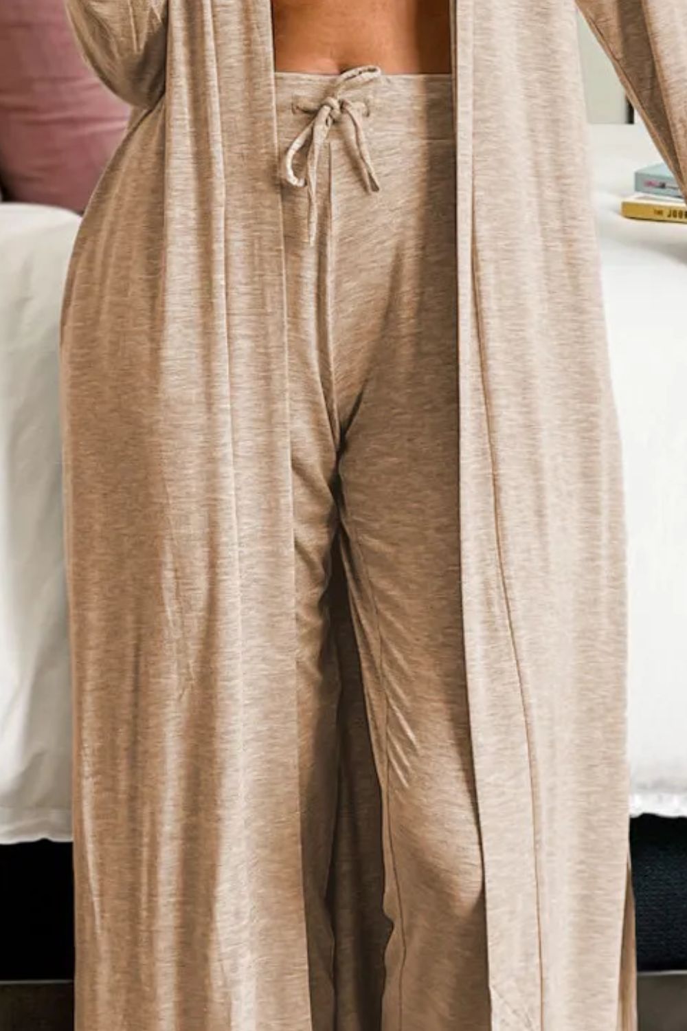 Mara Long Cardigan and Pants Lounge Set in multiple colors