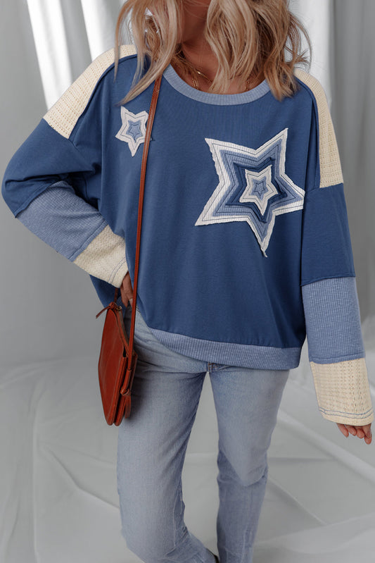 Natalie Patchwork Oversize Tee