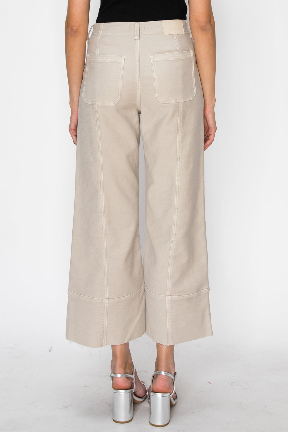 The Leigh Jean - High Rise Slim Crop Palazzo by Artemis Vintage