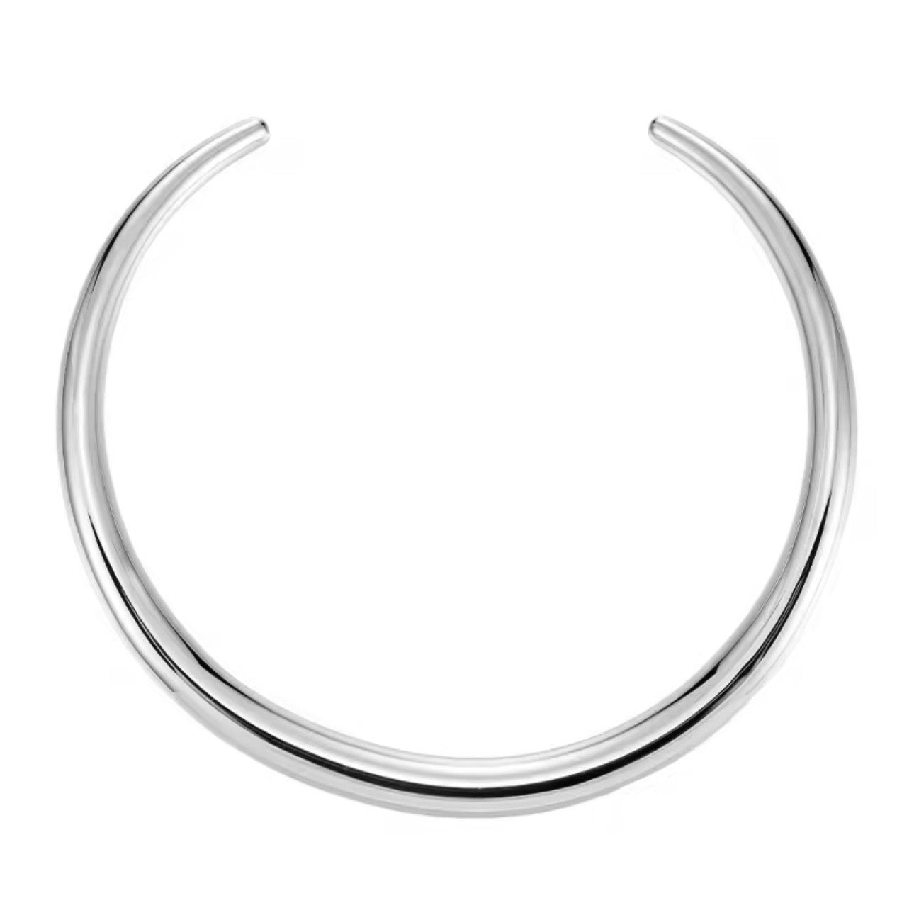 Azaria Cuff Necklace in gold and silver