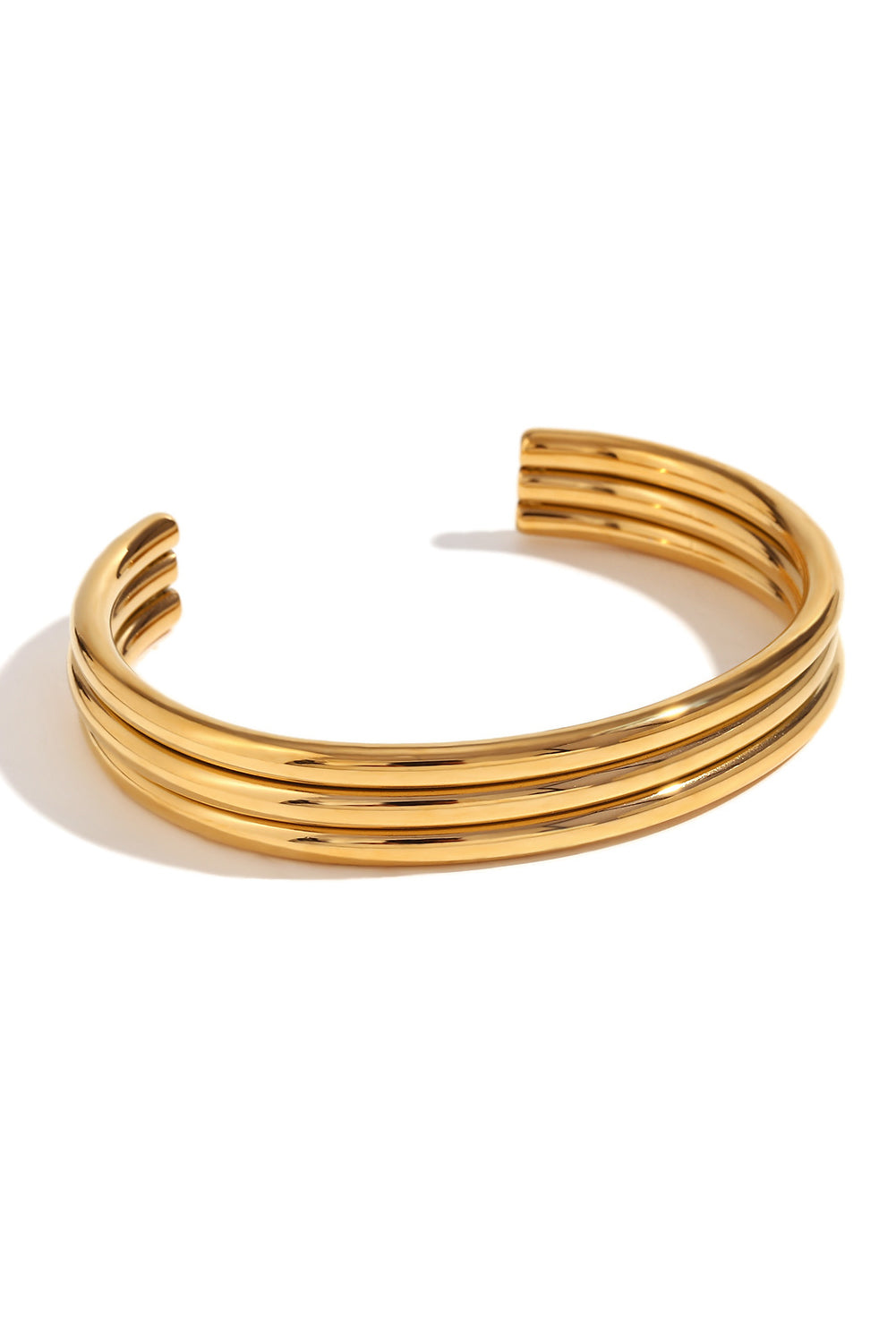 Gold Three Layer Bangle