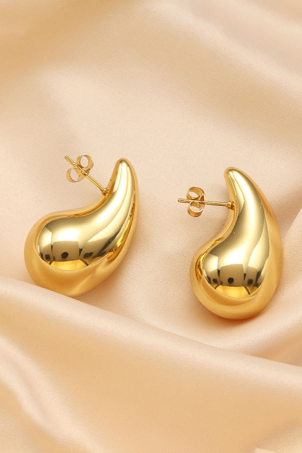 Gold Teardrop Earrings