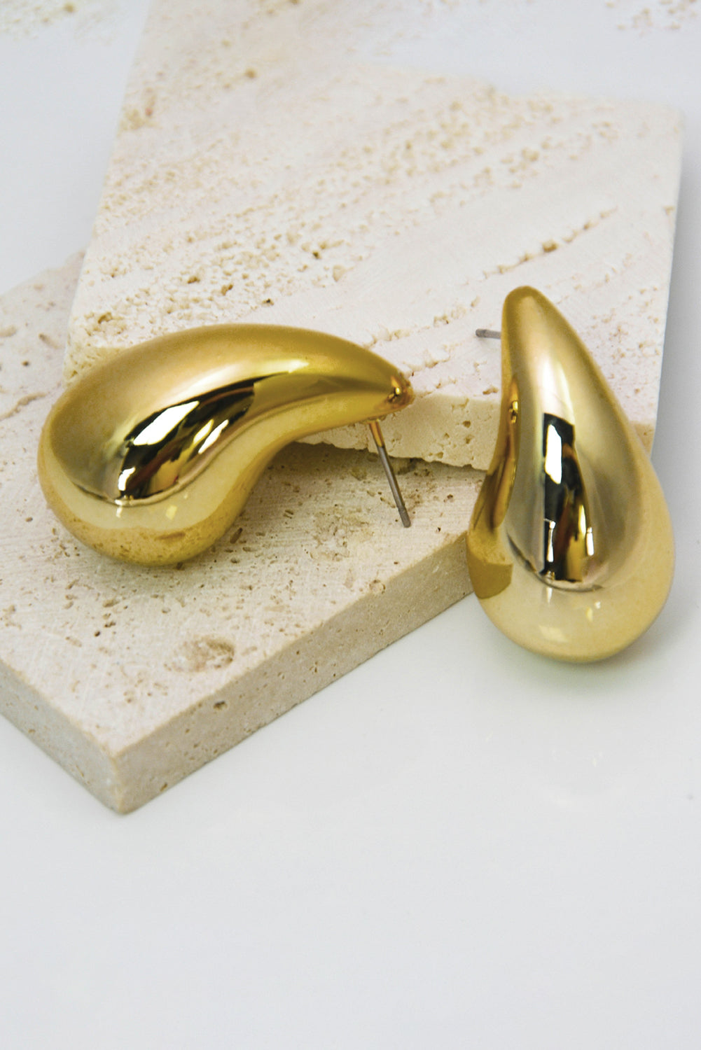 Gold Teardrop Earrings