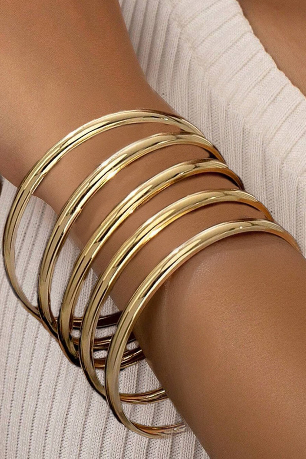 Gold Multi Layer Bangle
