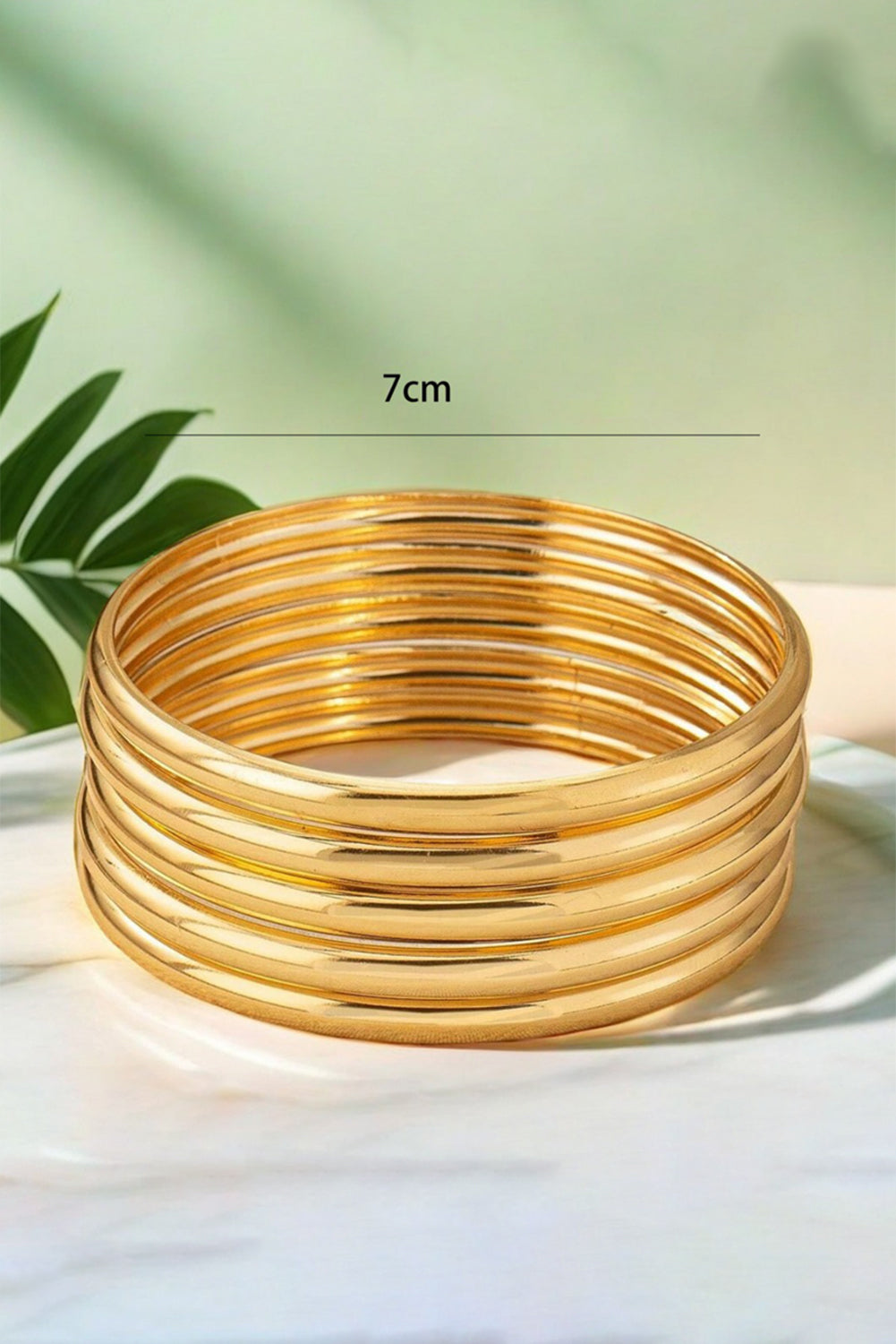 Gold Multi Layer Bangle
