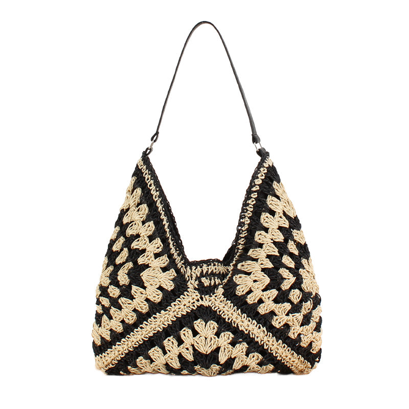 Dahlia Woven Straw Bag in multiple colors
