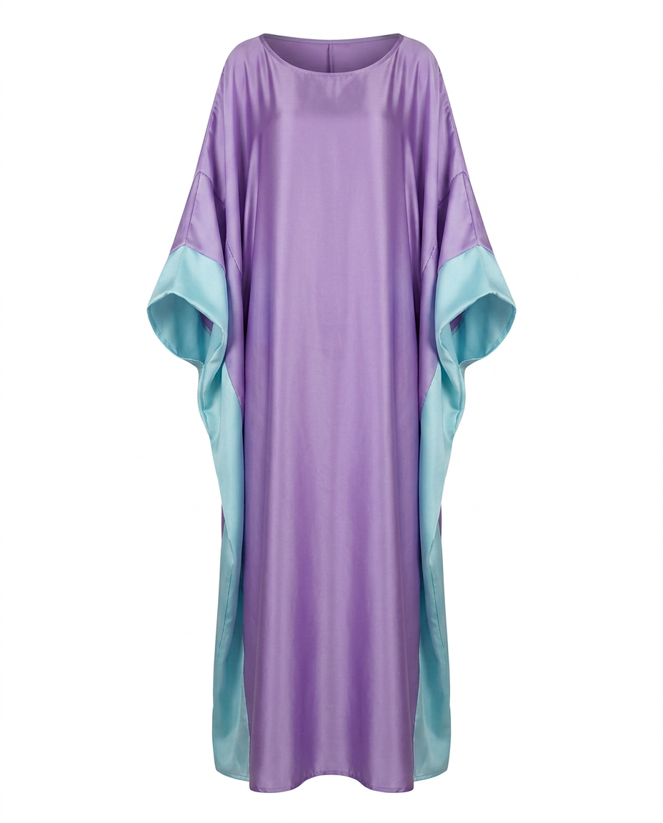Loose Color Block Kaftan