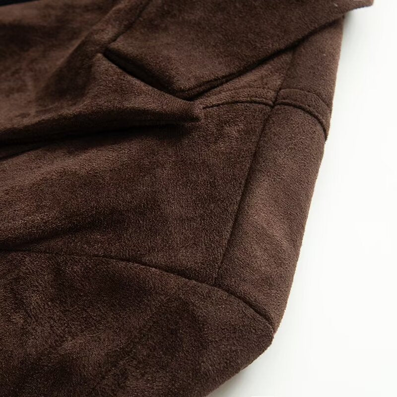 Women's Faux Suede Hourglass Blazer BYMANYC ® New York CONTEMPORARY VIBRANT MODERN FASHION - New Collection-2
