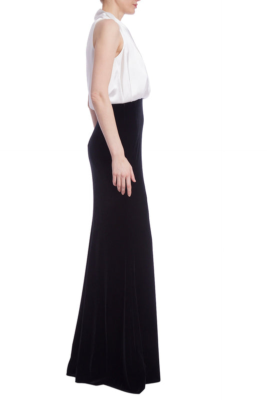 Badgley Mischka Column Gown