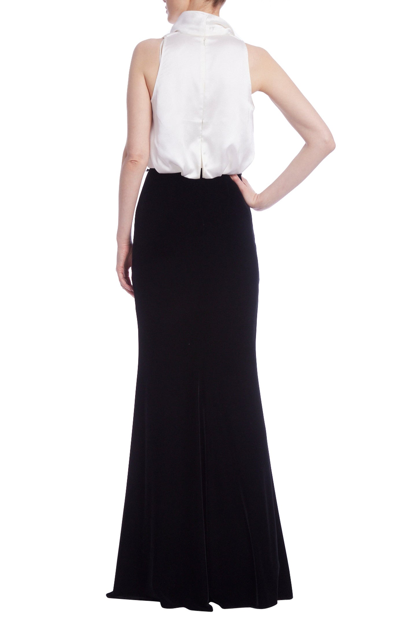 Badgley Mischka Column Gown