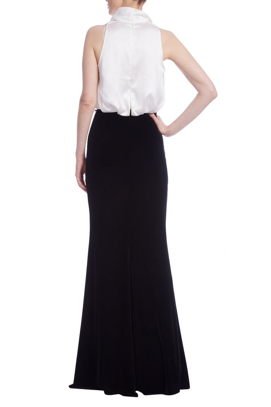 Badgley Mischka Column Gown