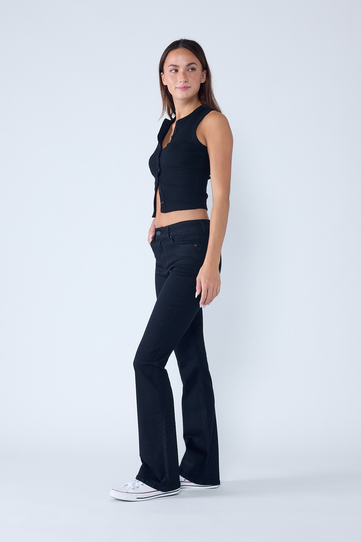 The Arpitha Jean - Mid Rise 5-Pocket Bootcut in multiple colors