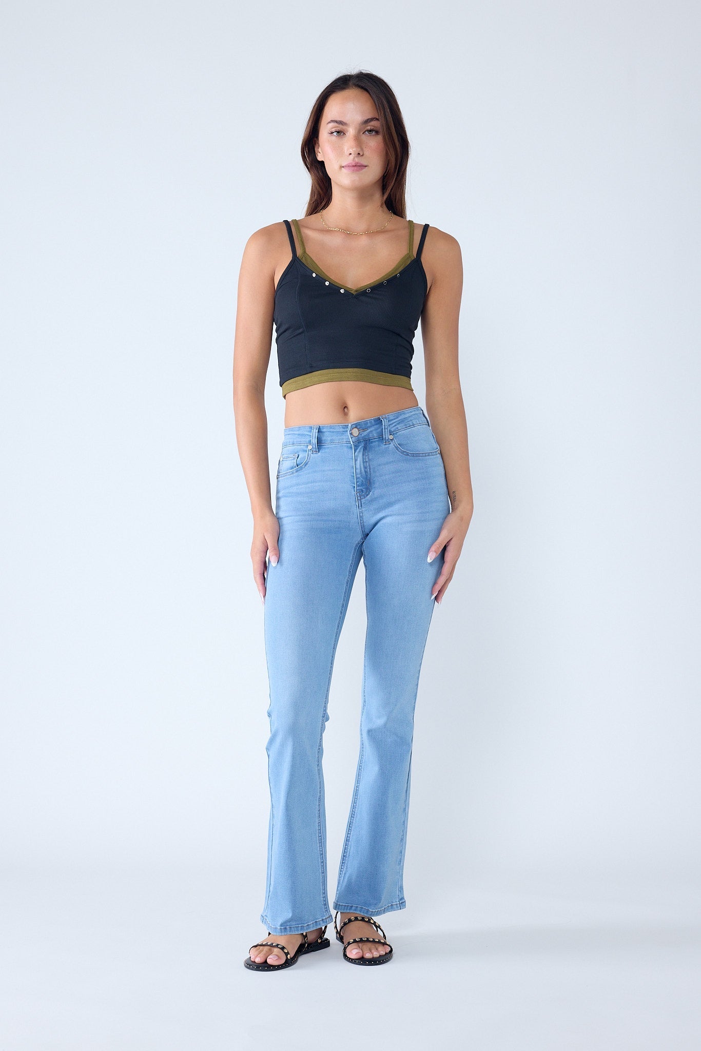 The Arpitha Jean - Mid Rise 5-Pocket Bootcut in multiple colors