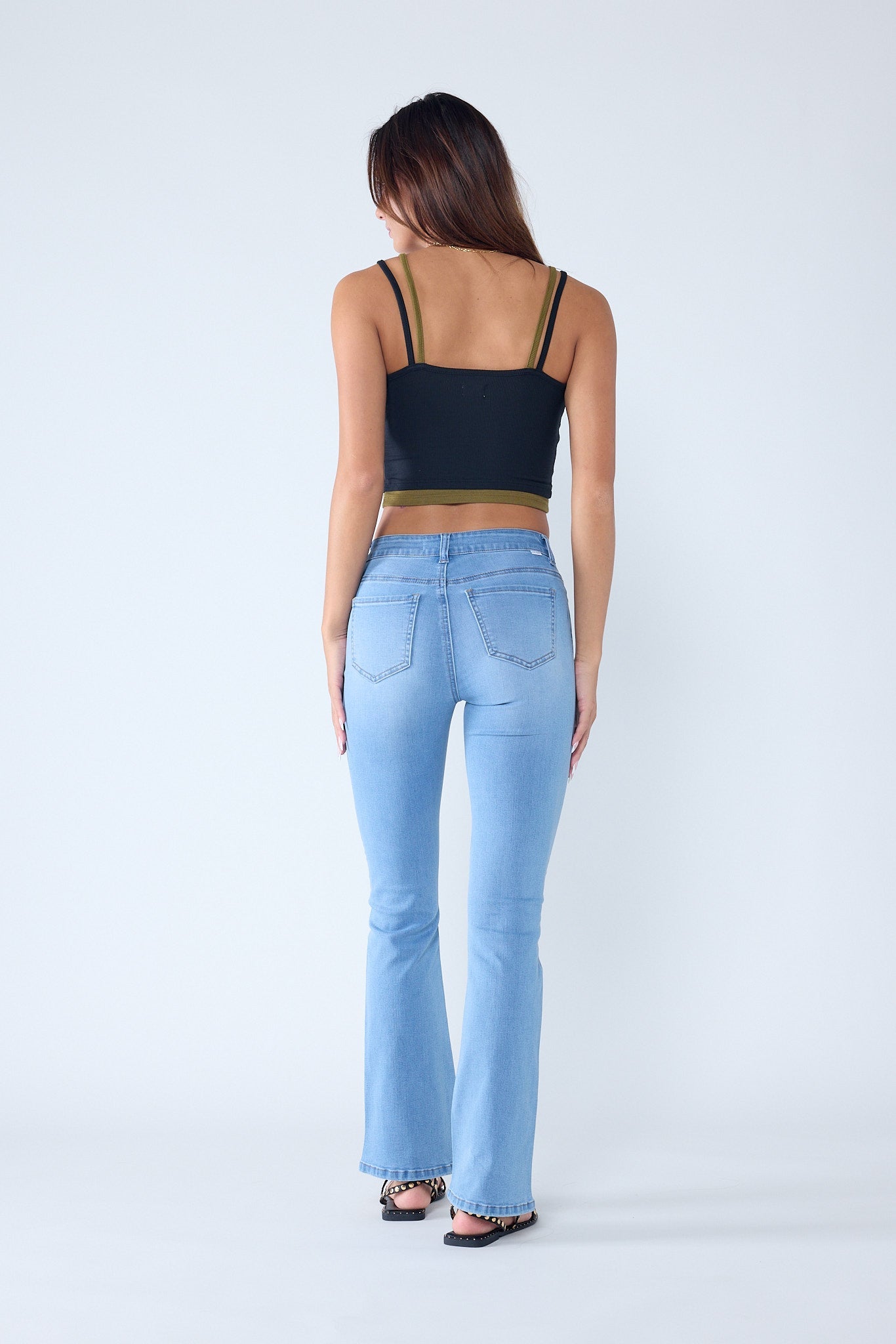 The Arpitha Jean - Mid Rise 5-Pocket Bootcut in multiple colors