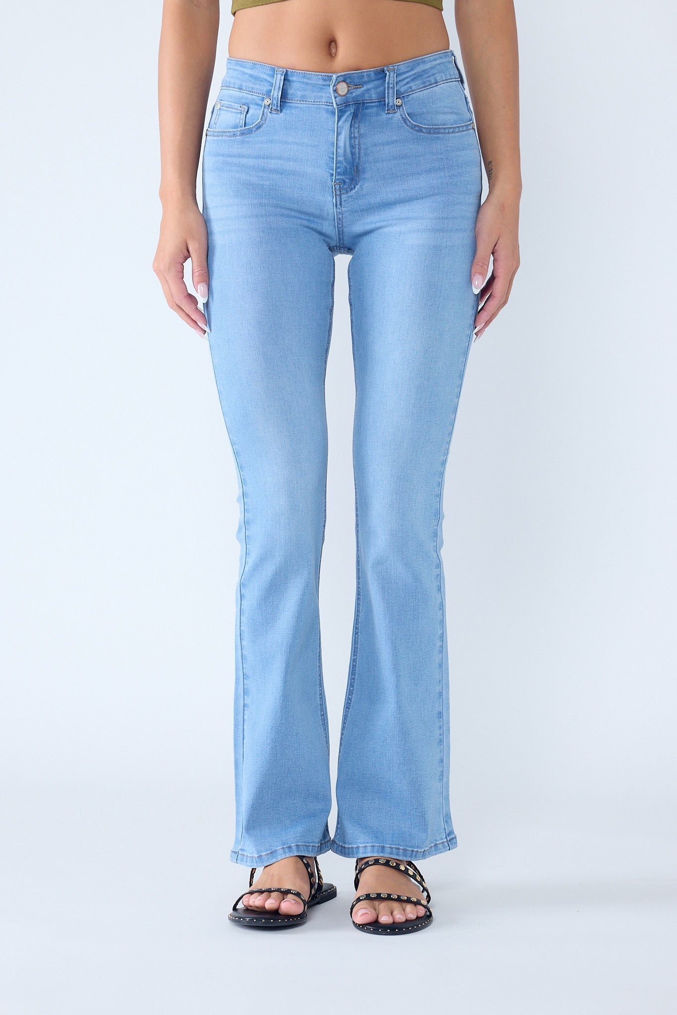 The Arpitha Jean - Mid Rise 5-Pocket Bootcut in multiple colors