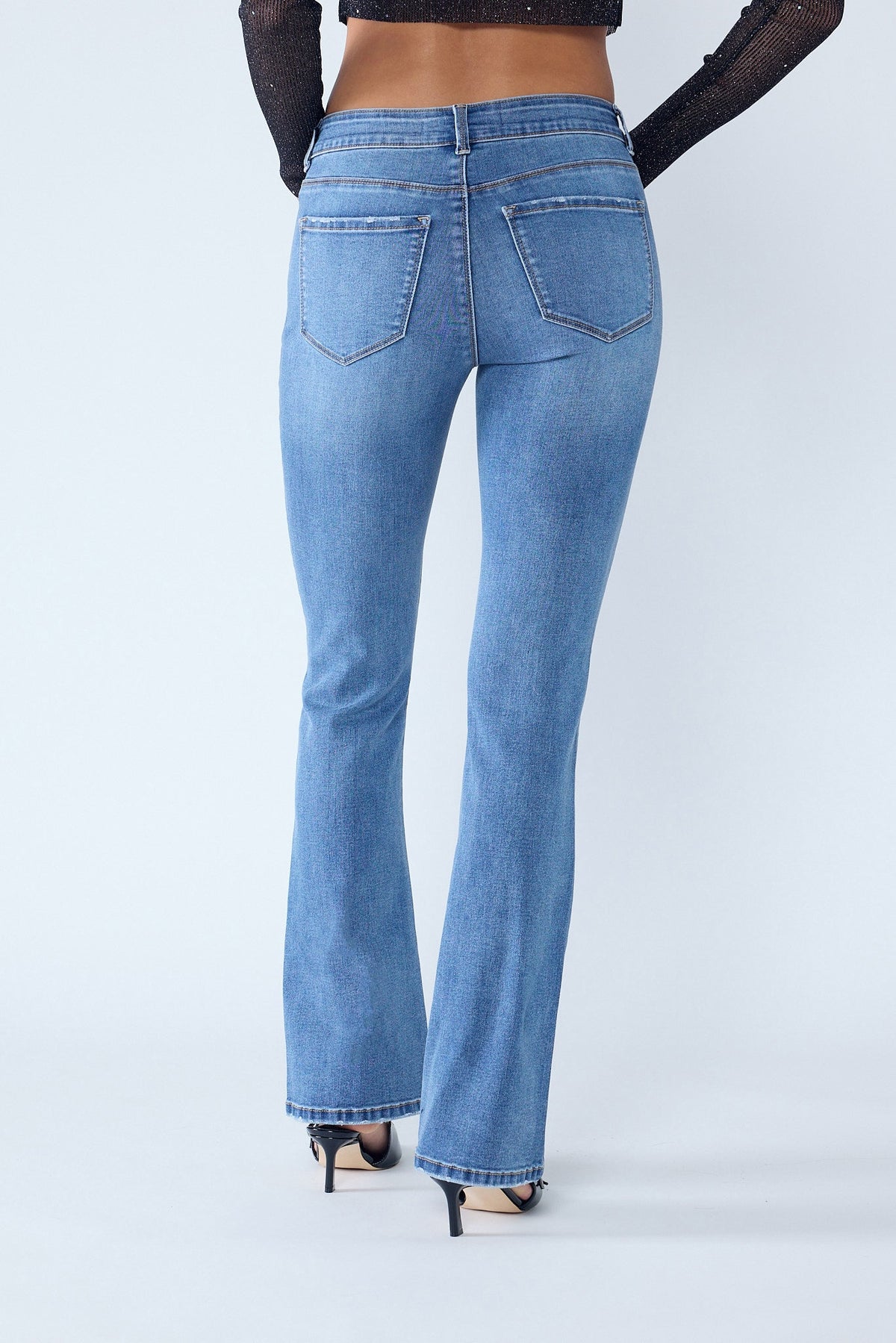 The Abby Jean - Mid Rise Classic Bootcut by Enjean in multiple washes