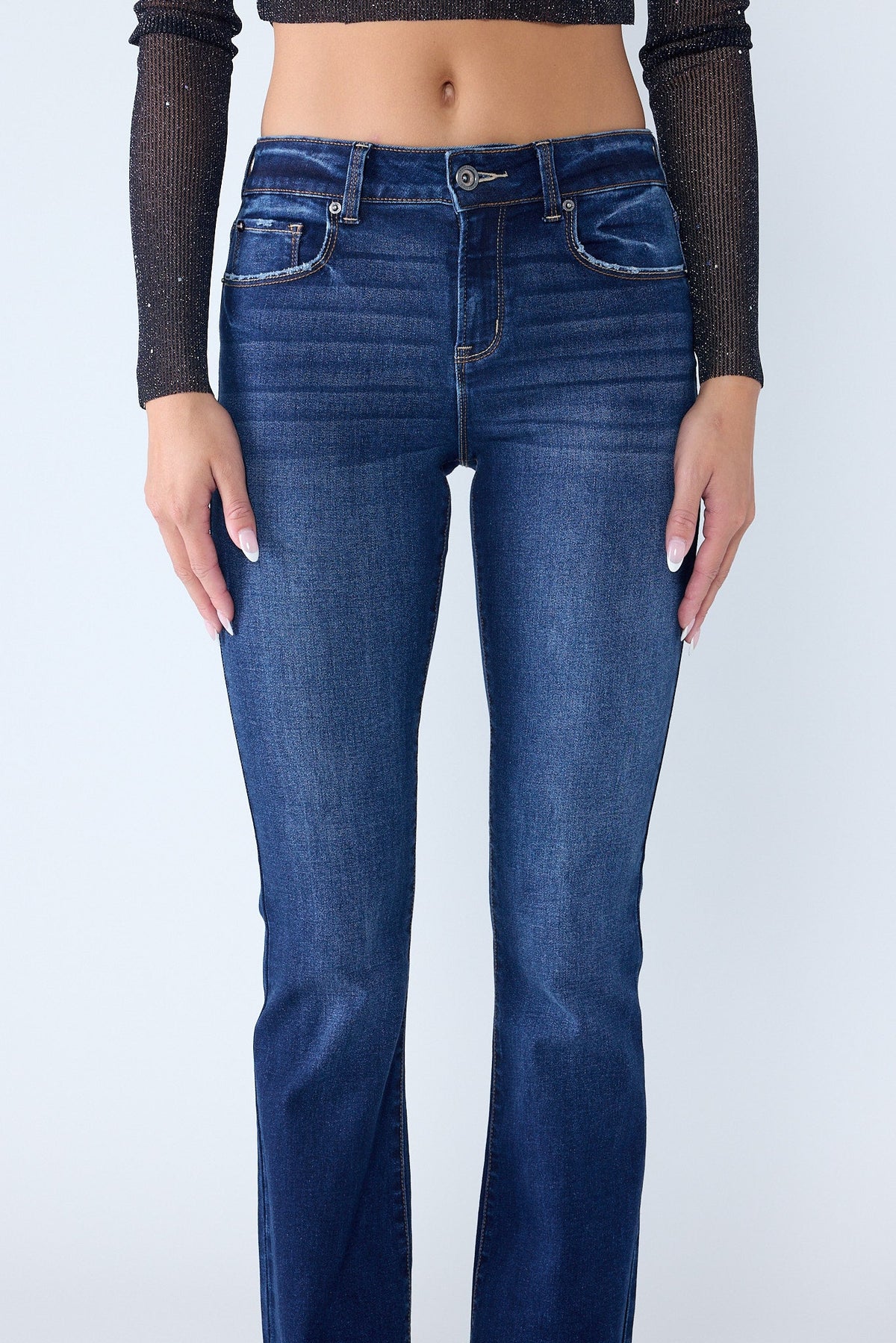 The Abby Jean - Mid Rise Classic Bootcut by Enjean in multiple washes