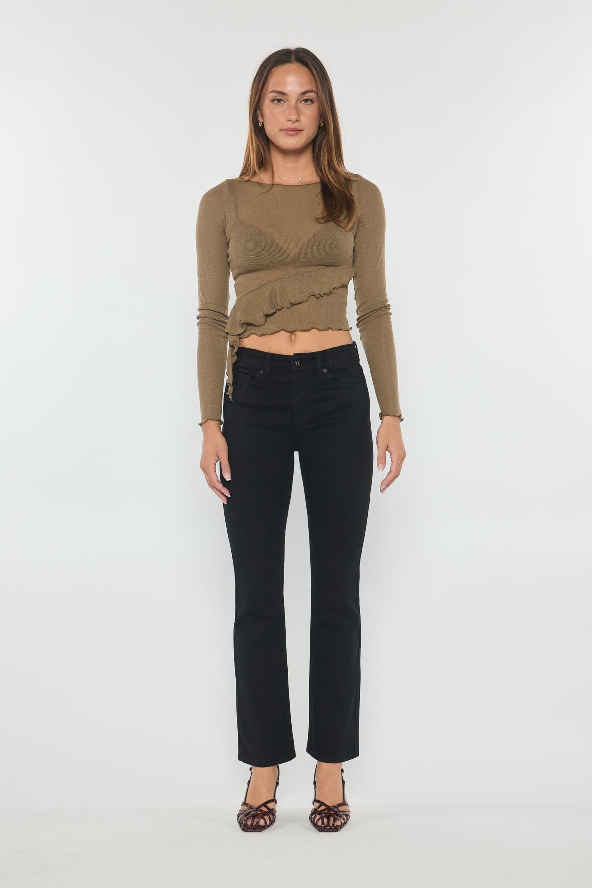 The Penny Jean - Mid Rise Slim Bootcut by Enjean
