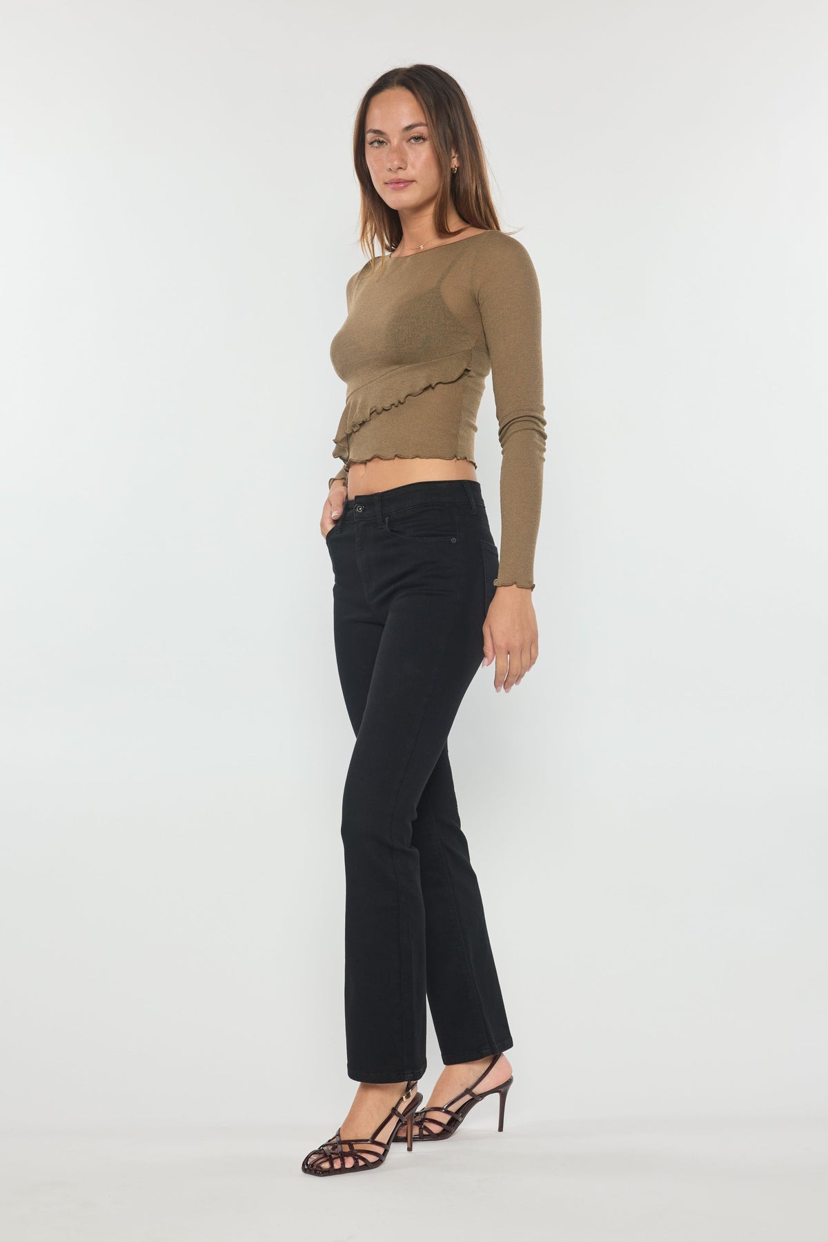 The Penny Jean - Mid Rise Slim Bootcut by Enjean
