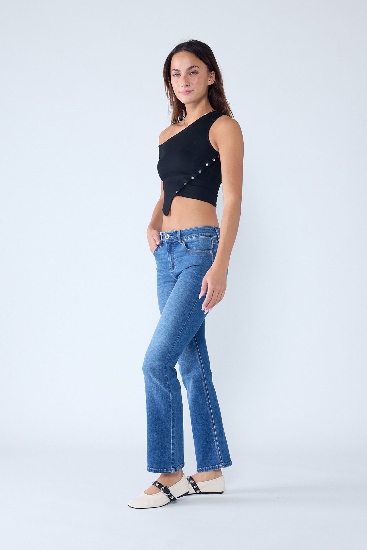 The Willa Jean - Mid Rise Slim Bootcut by Enjean in multiple washes