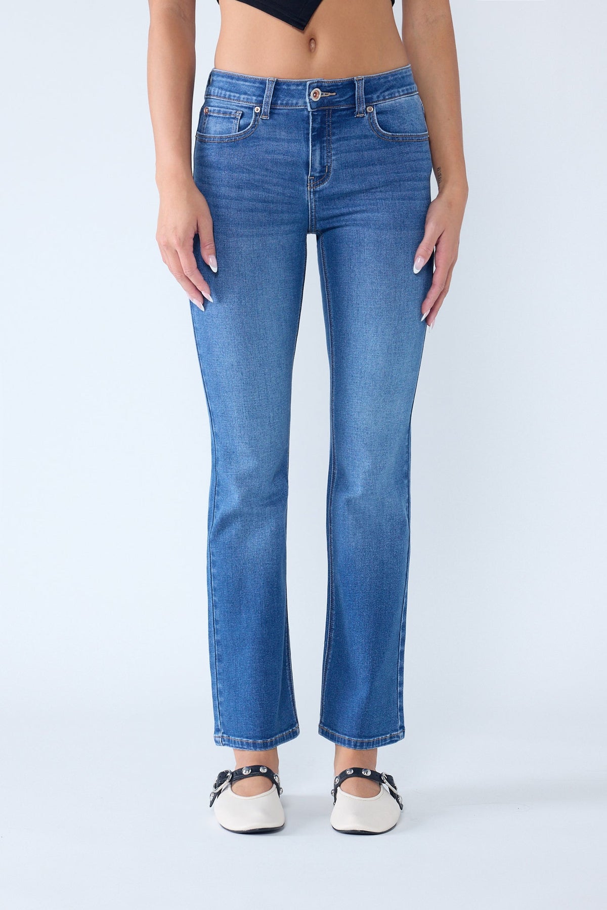 The Willa Jean - Mid Rise Slim Bootcut by Enjean in multiple washes