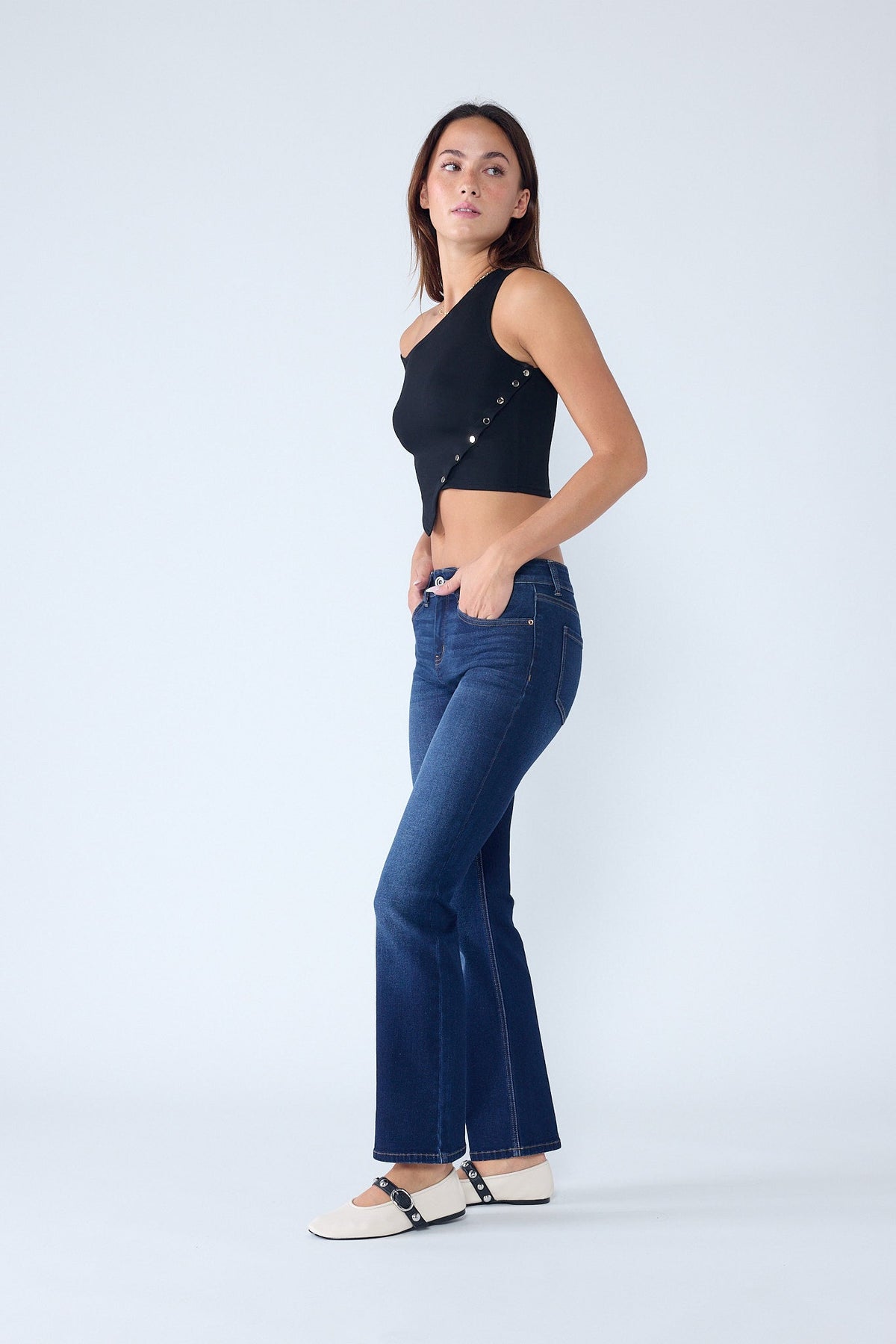 The Willa Jean - Mid Rise Slim Bootcut by Enjean in multiple washes