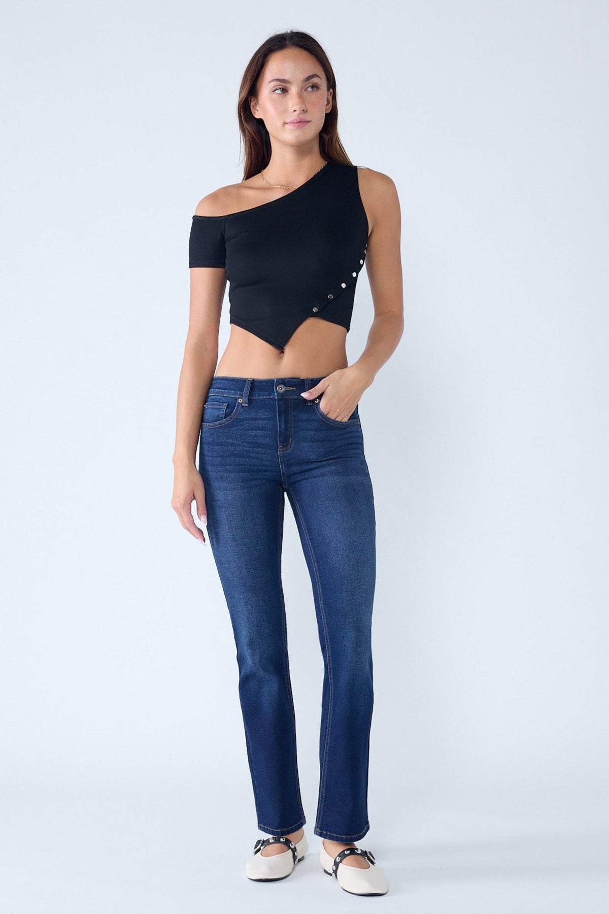 The Willa Jean - Mid Rise Slim Bootcut by Enjean in multiple washes