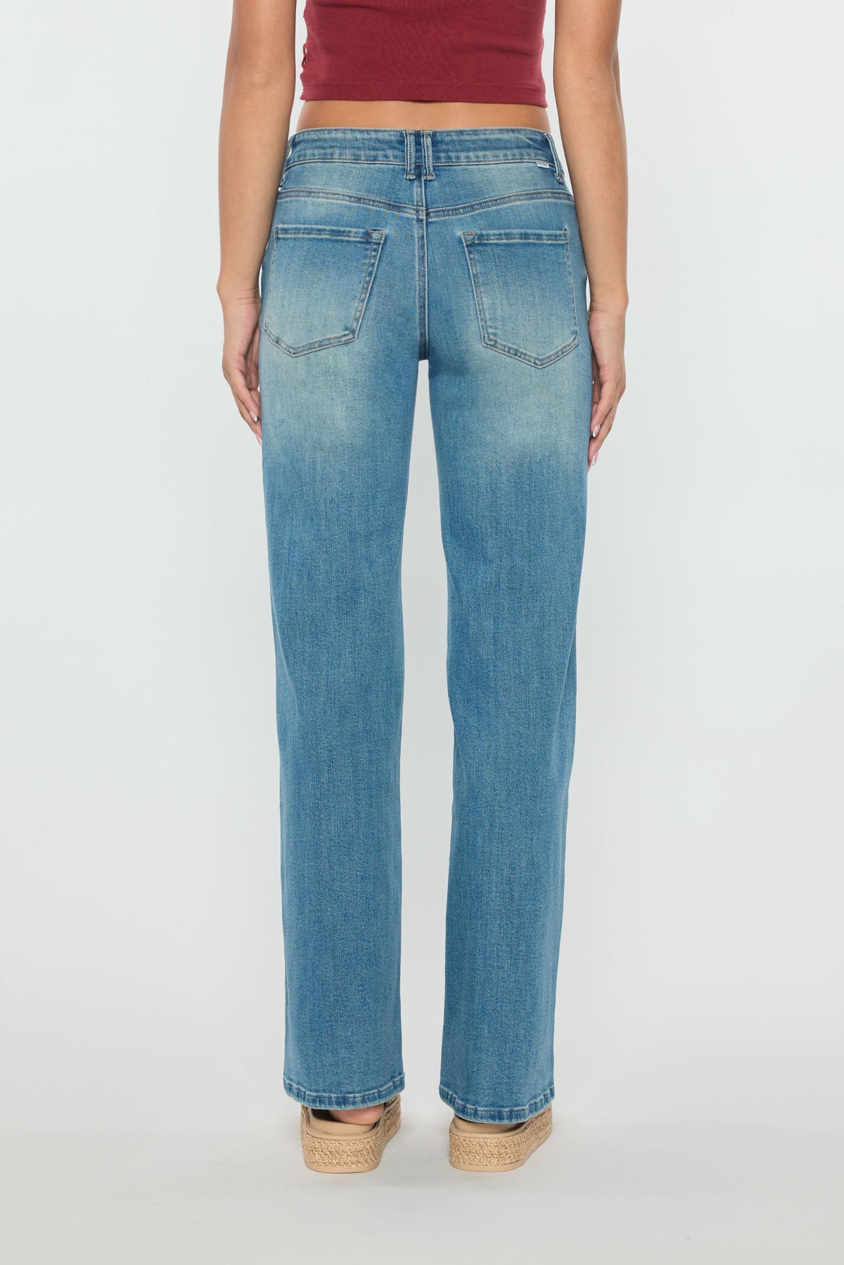 The Stefania Jean - Mid Rise Wide Leg by Enjean