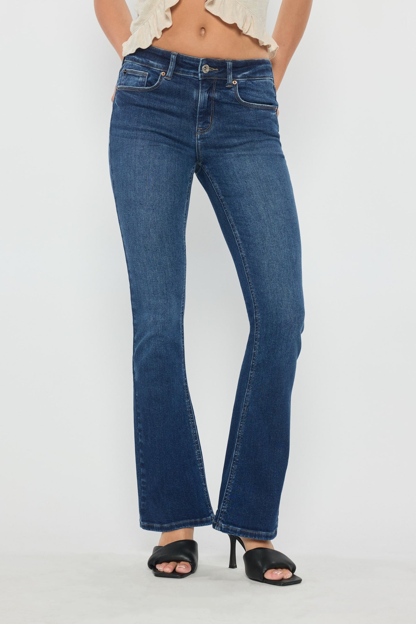 The Hannah Jean - Mid Rise Bootcut by Enjean in multiple colors