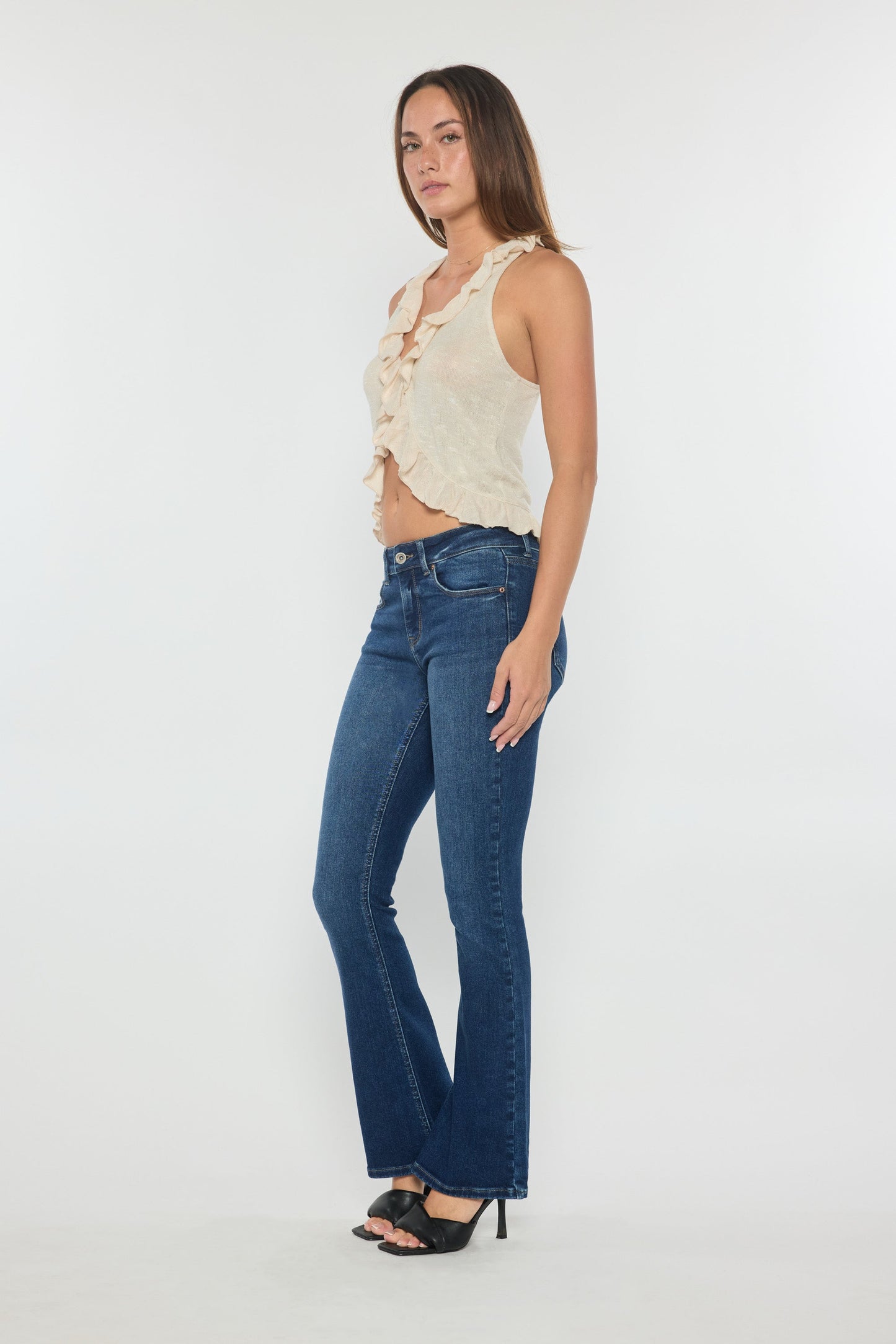 The Hannah Jean - Mid Rise Bootcut by Enjean in multiple colors
