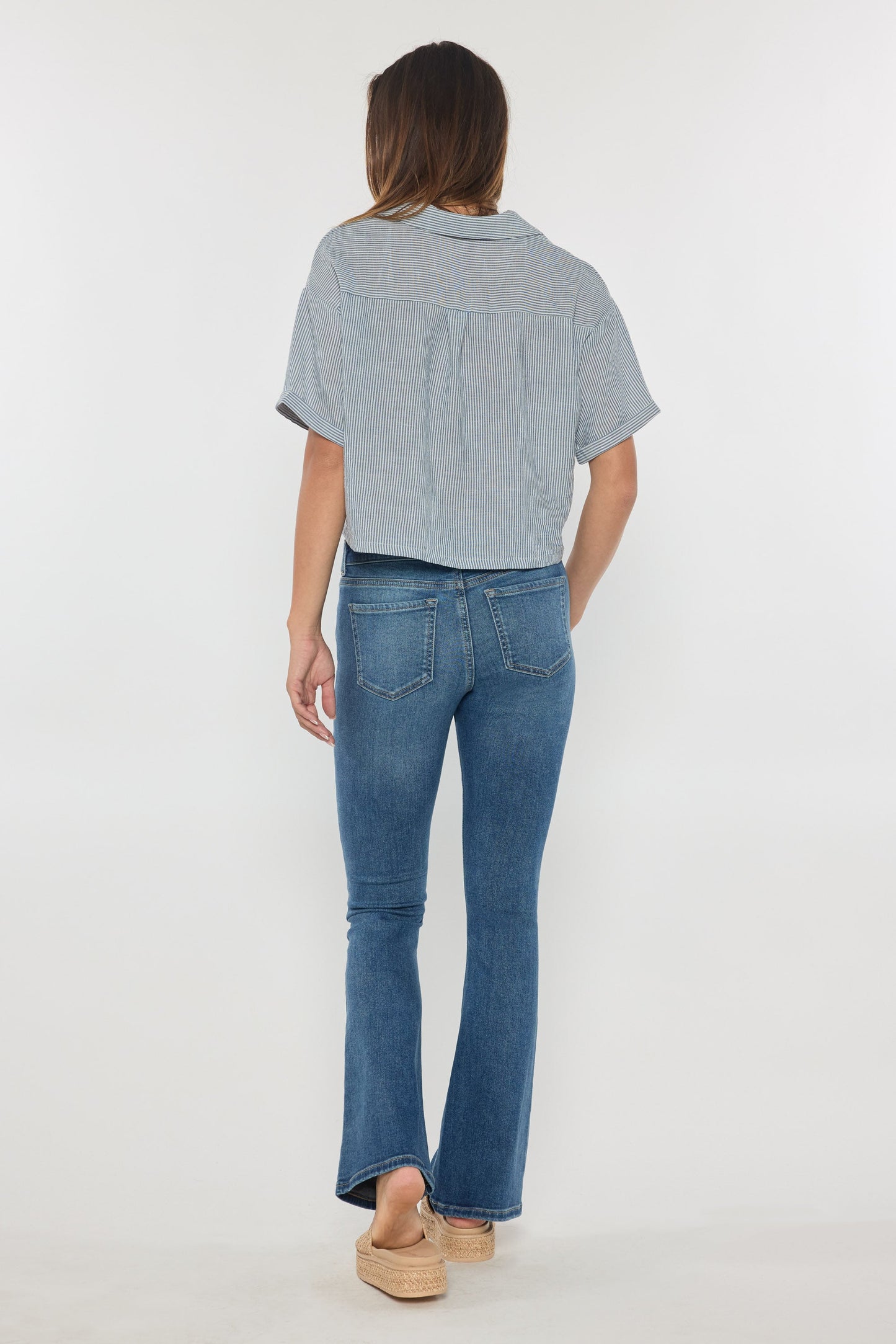 The Hannah Jean - Mid Rise Bootcut by Enjean in multiple colors