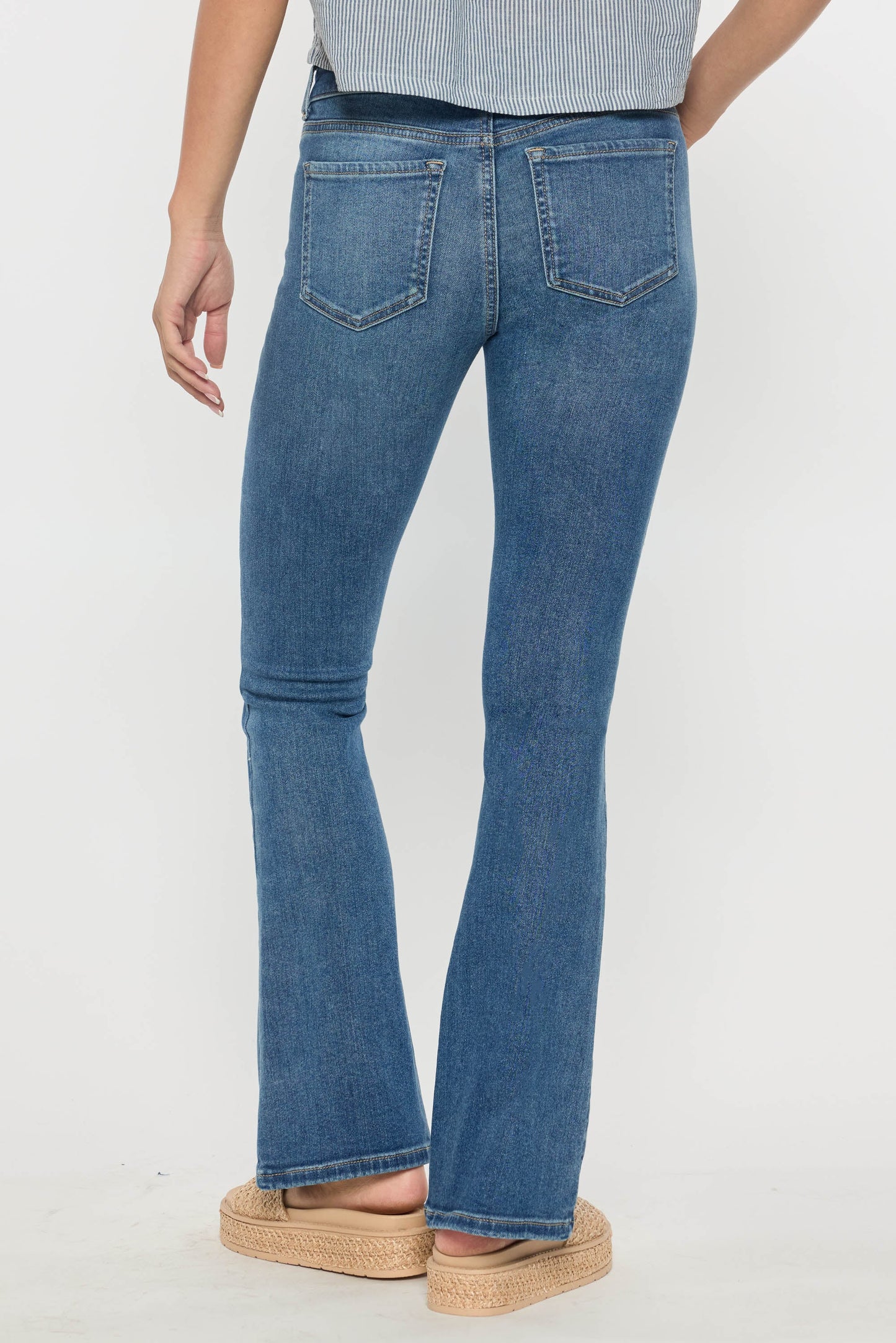 The Hannah Jean - Mid Rise Bootcut by Enjean in multiple colors