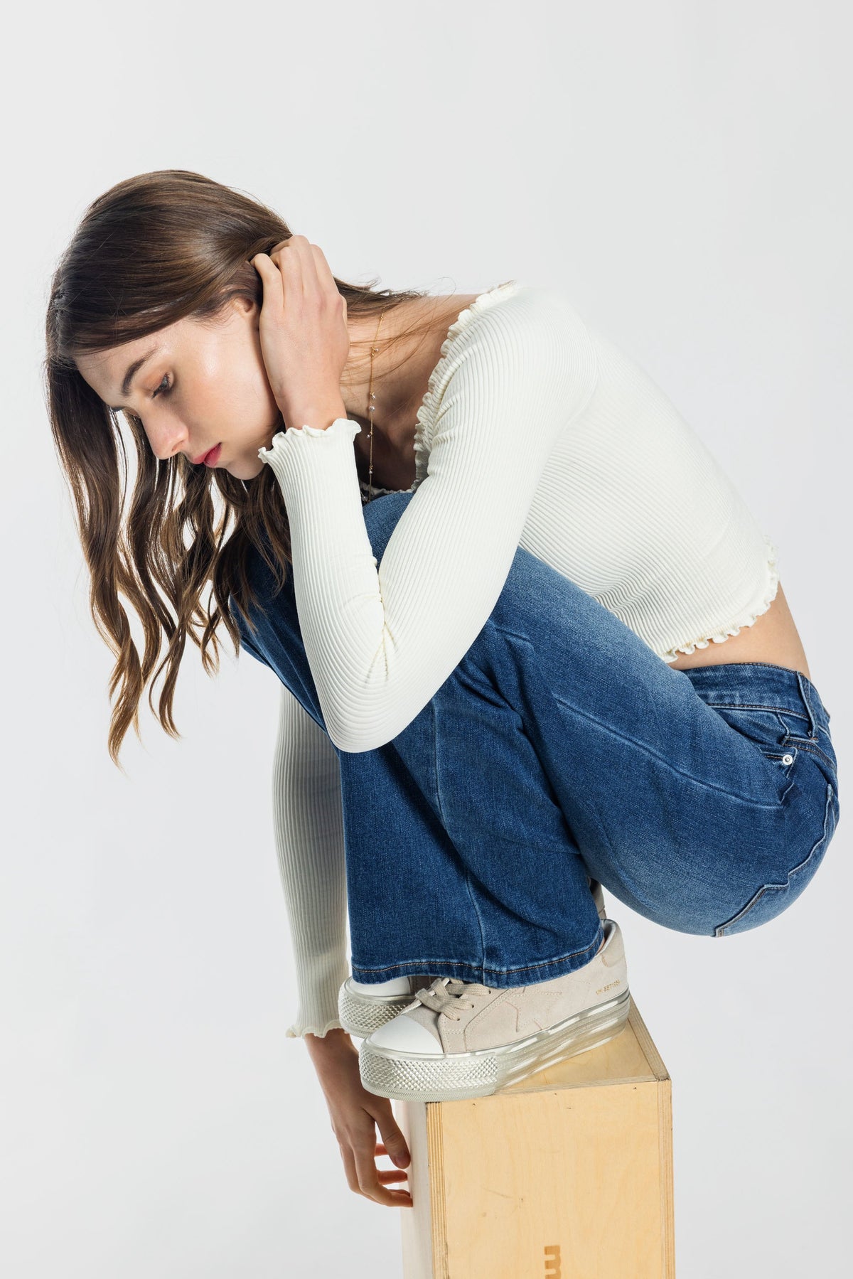 The Rosalie Jean - Mid Rise Wide Leg by Enjean in multiple washes
