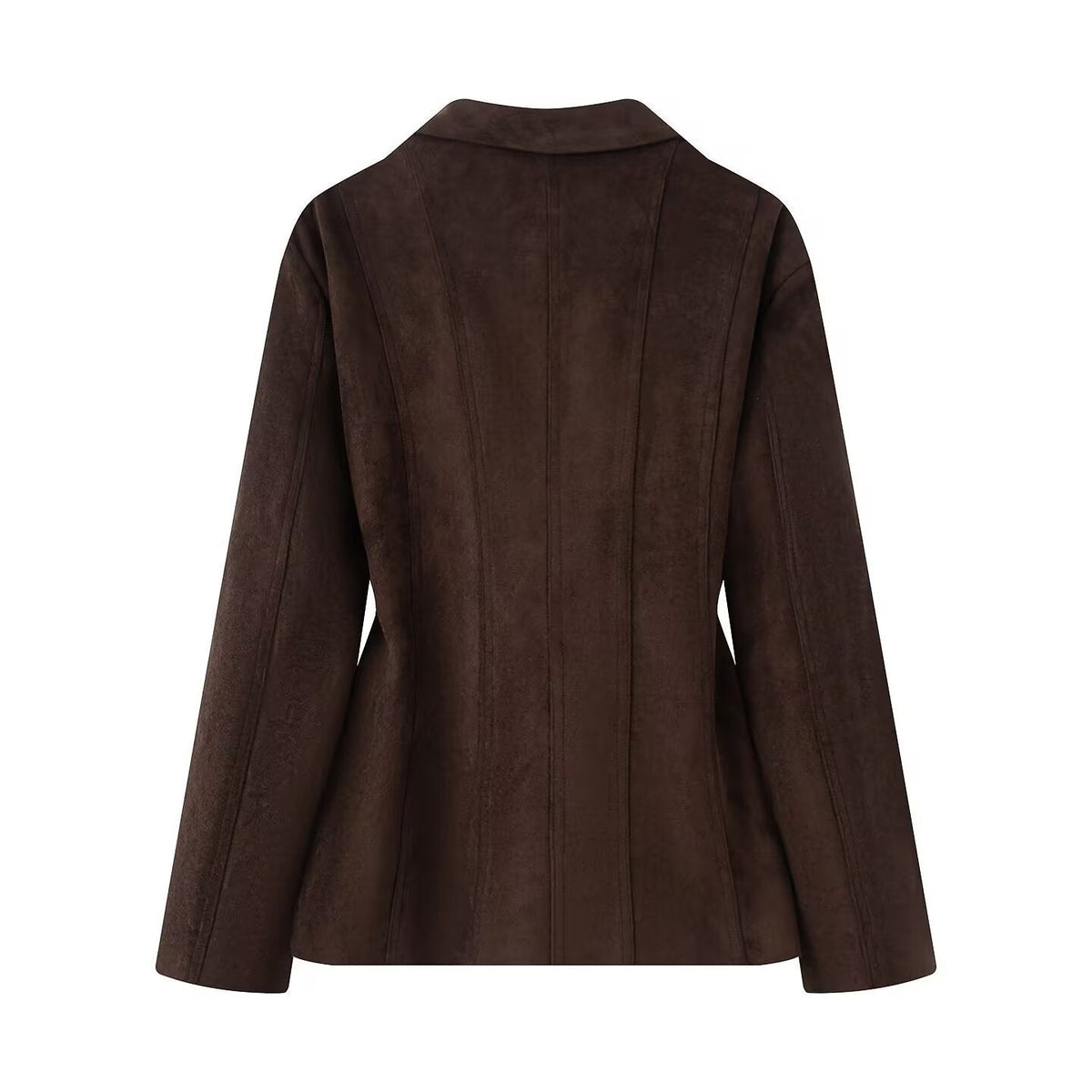 Women's Faux Suede Hourglass Blazer BYMANYC ® New York CONTEMPORARY VIBRANT MODERN FASHION - New Collection-1