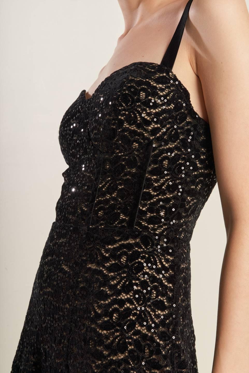 Woven Lace Midi Dress