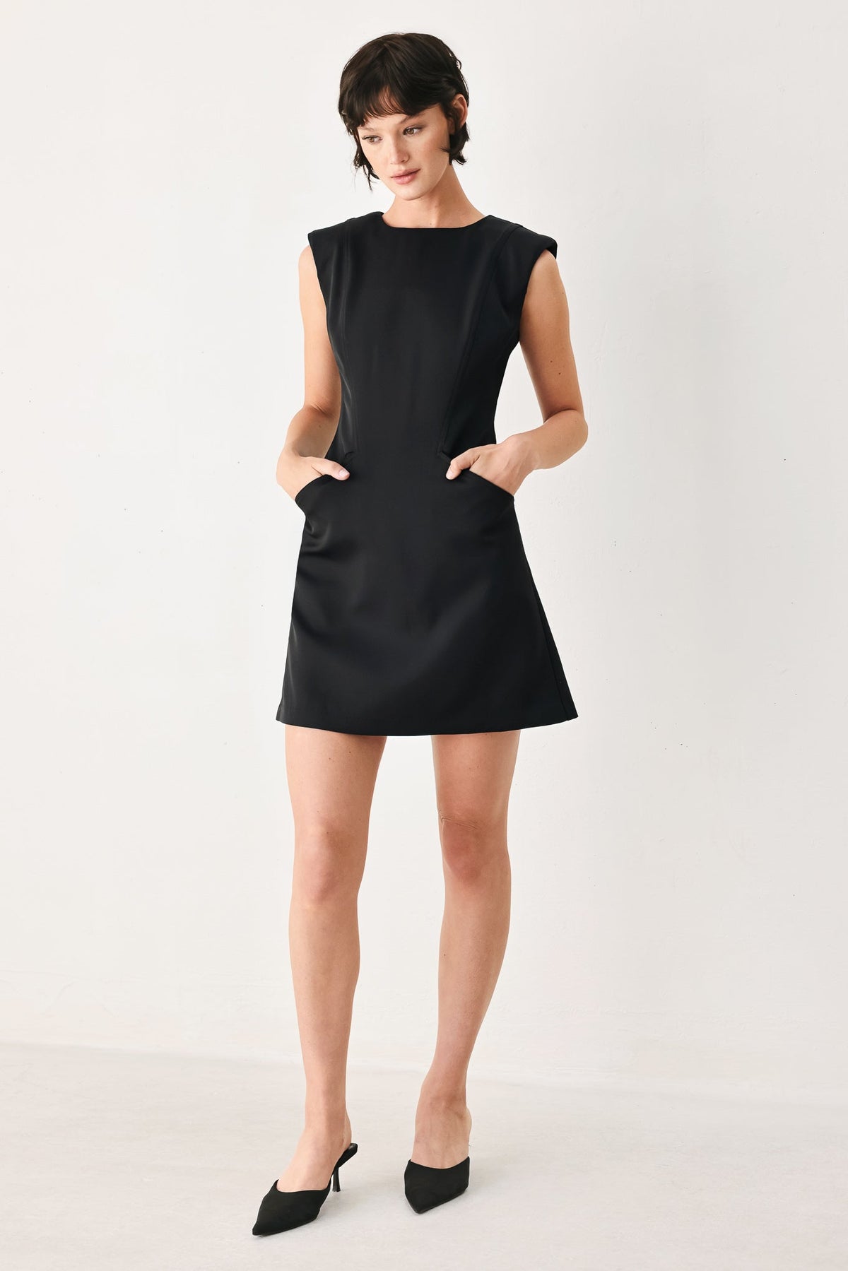 Modern Icon Woven Shift Dress in multiple colors