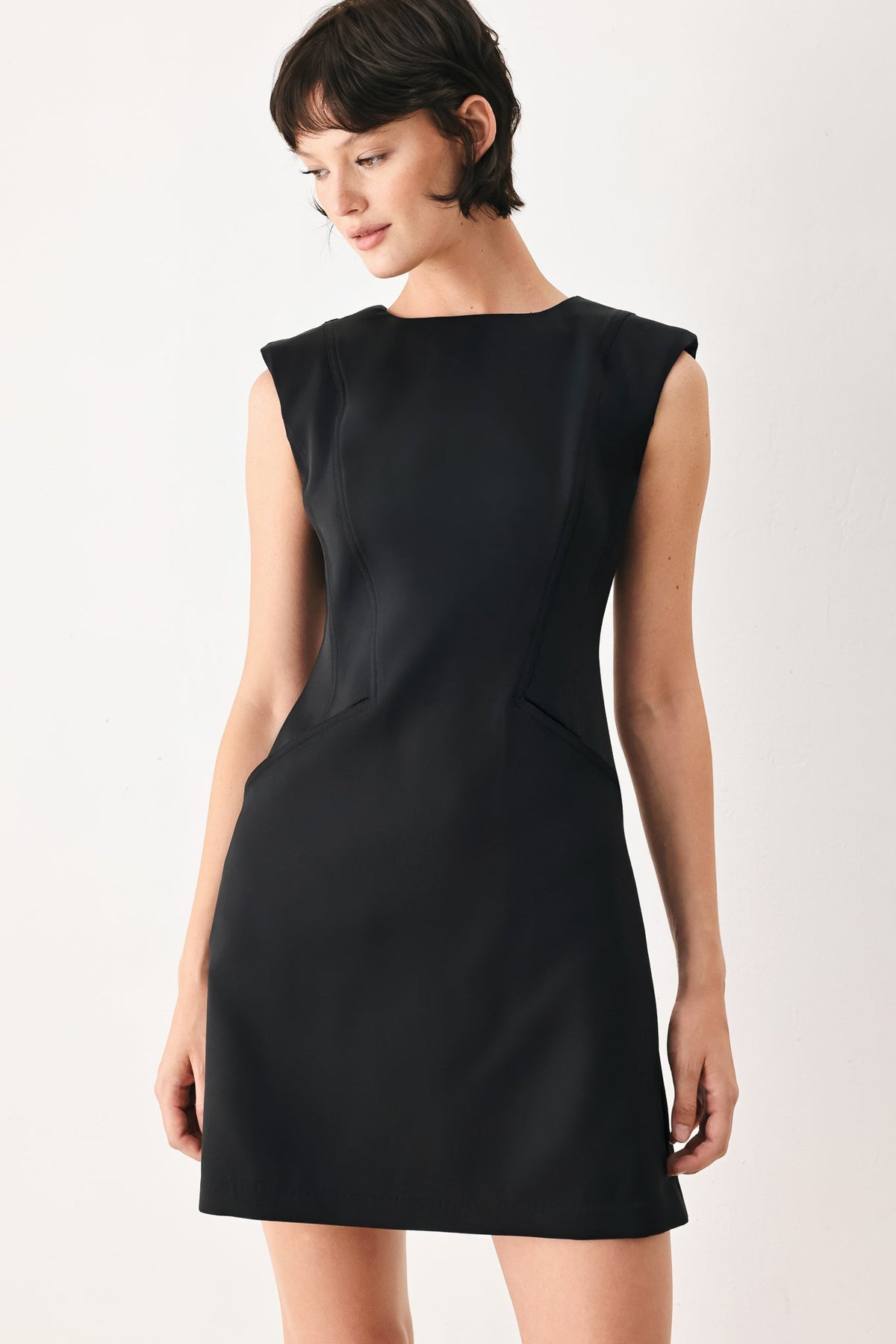 Modern Icon Woven Shift Dress in multiple colors
