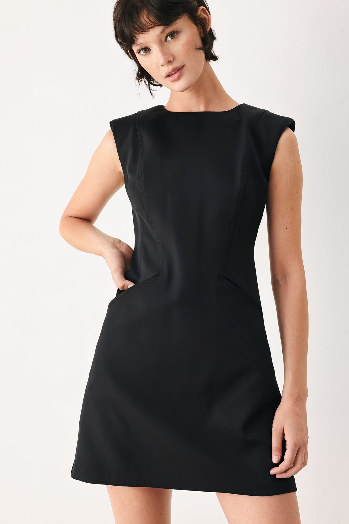 Modern Icon Woven Shift Dress in multiple colors