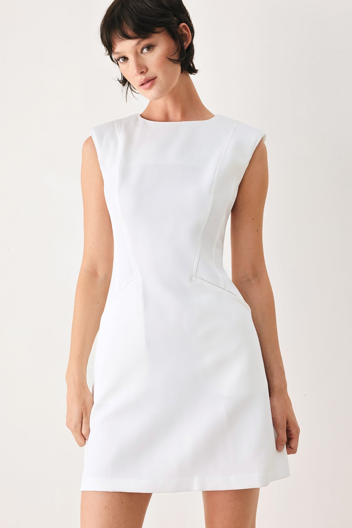 Modern Icon Woven Shift Dress in multiple colors