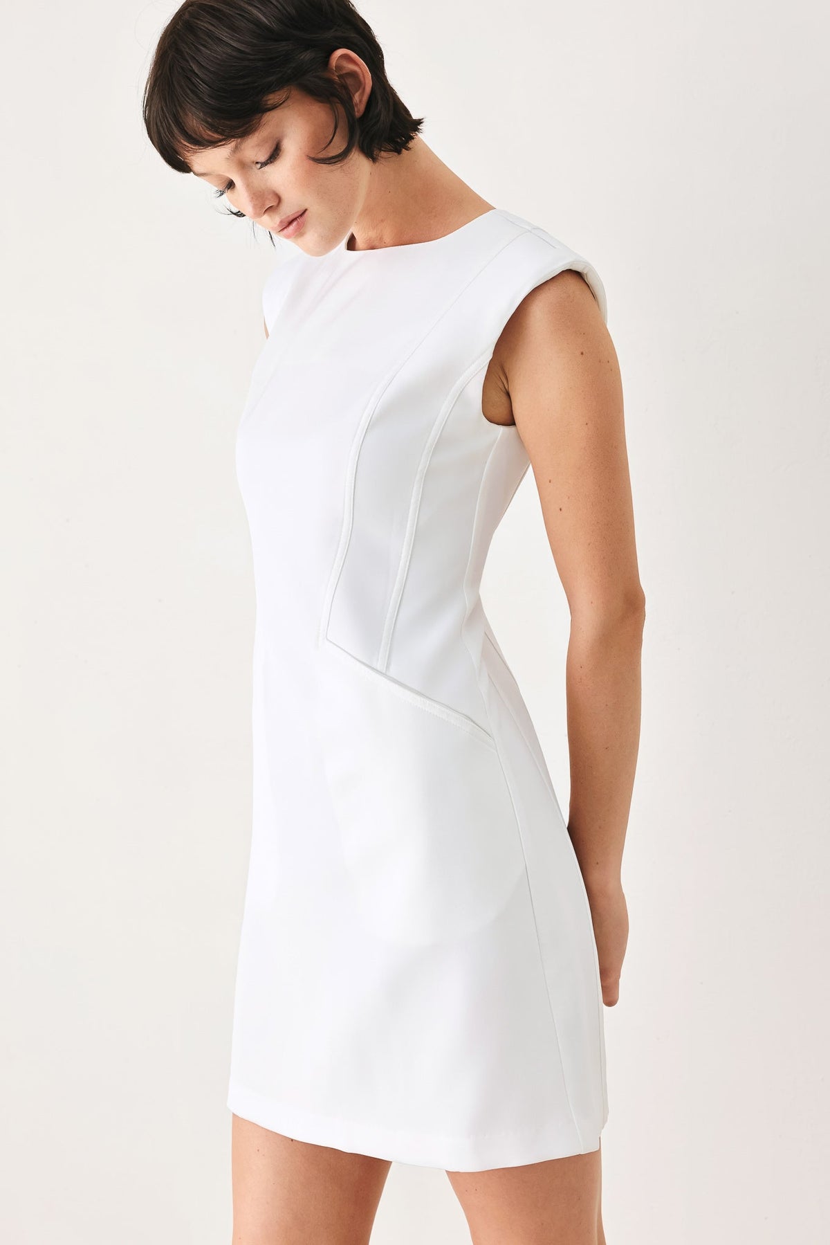 Modern Icon Woven Shift Dress in multiple colors