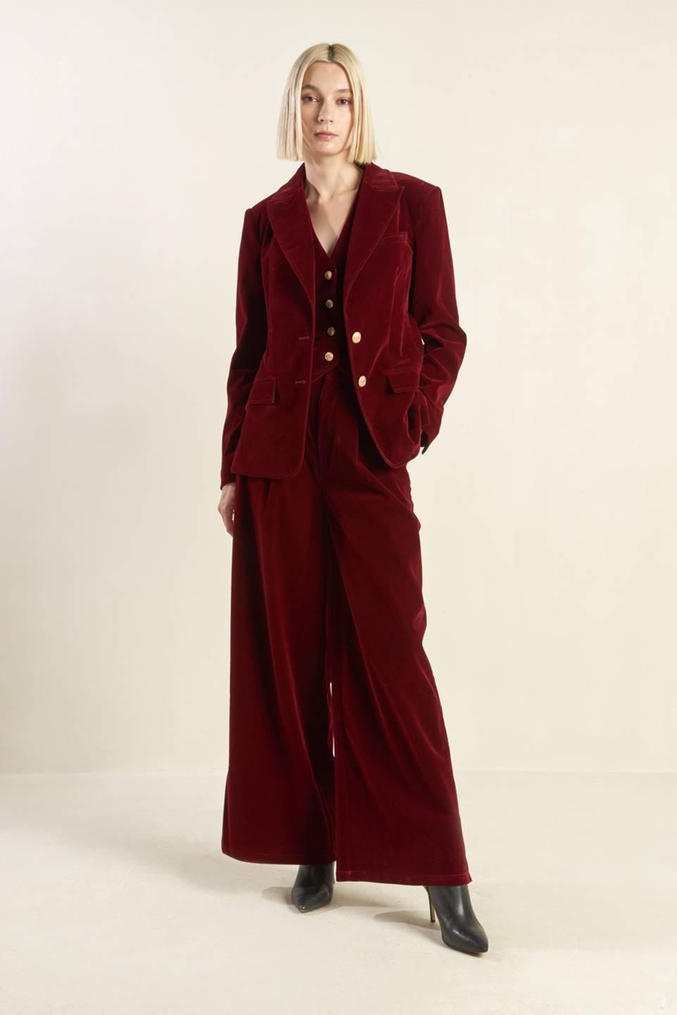 NEW - Charm Velvet Blazer